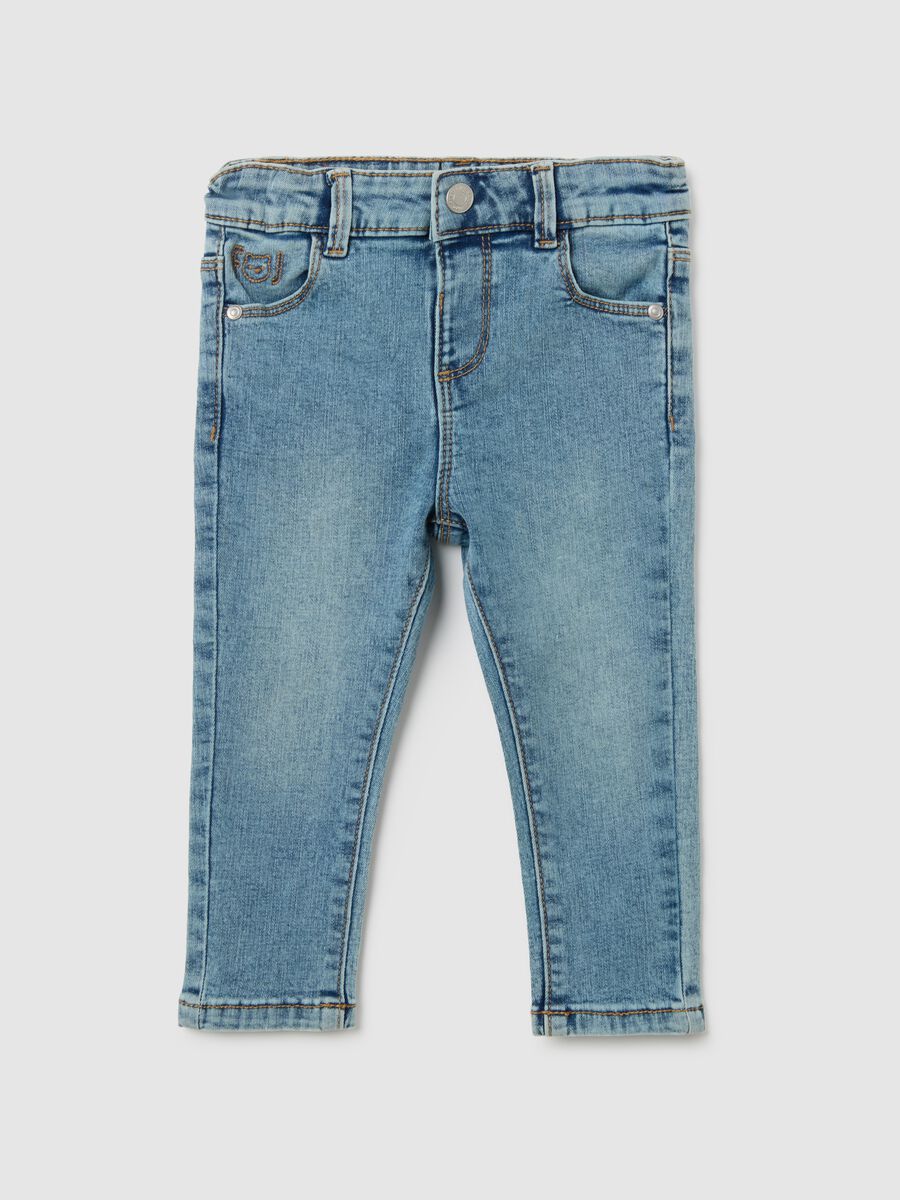 Children's Blue Stretch Denim Jeans_0