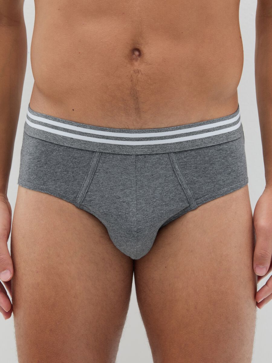 Tripack slip in cotone elasticizzato multicolor regular fit_1