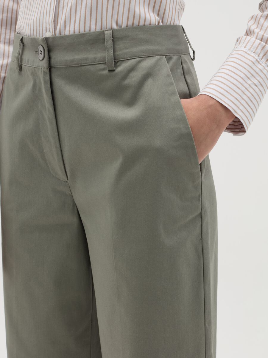 Wide-leg chino trousers_3