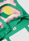 Green pure cotton bag with lemon print_2