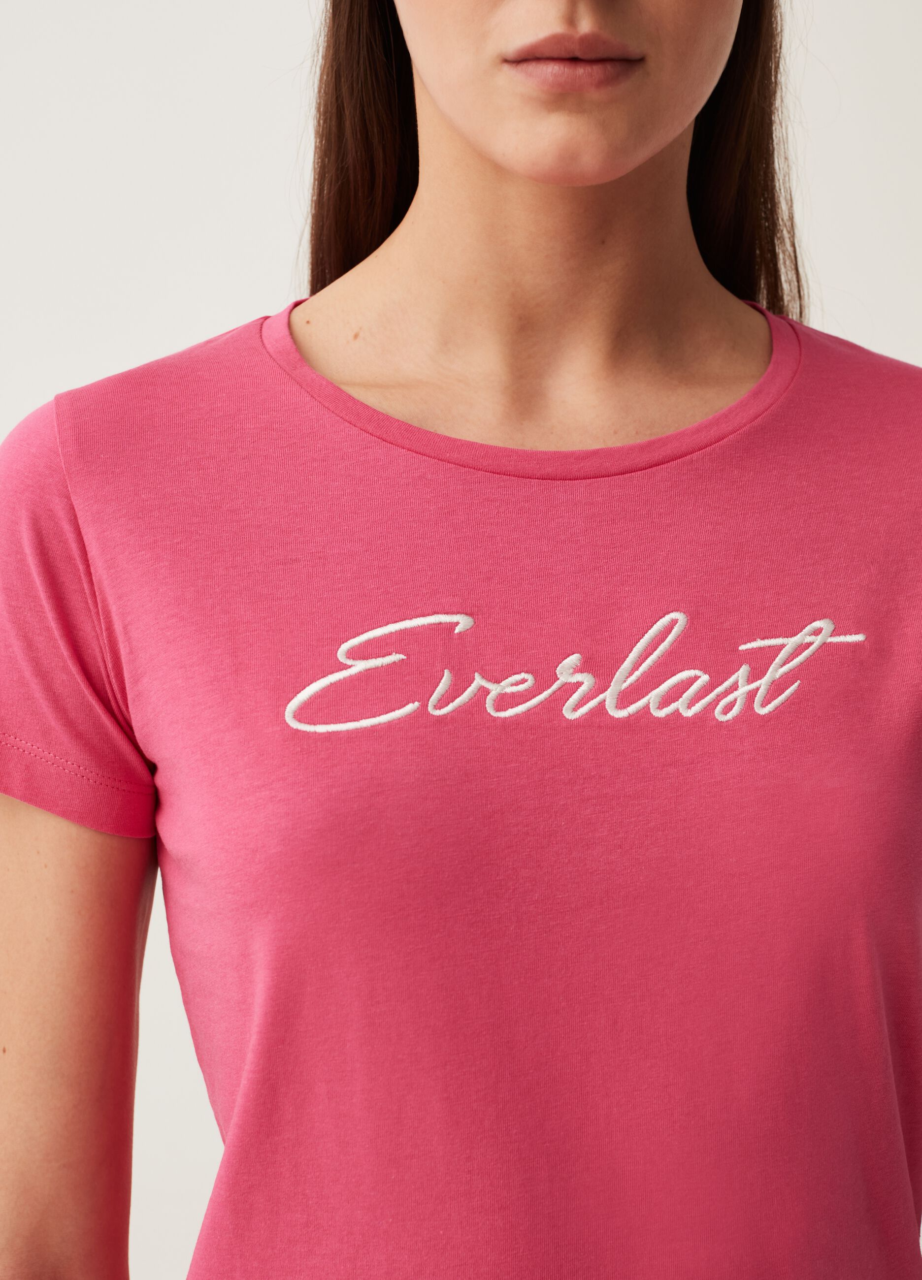 T-shirt with Everlast print and embroidery