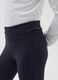 Girls' blue cotton regular fit trousers_1