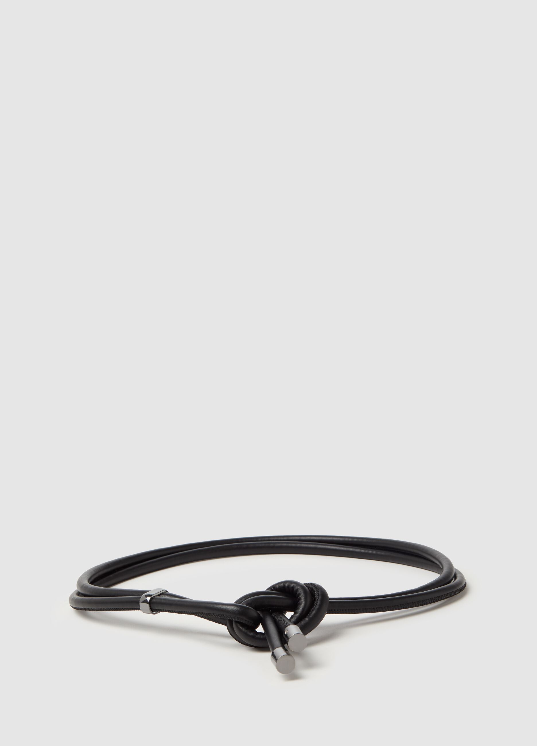 Double thin thread belt