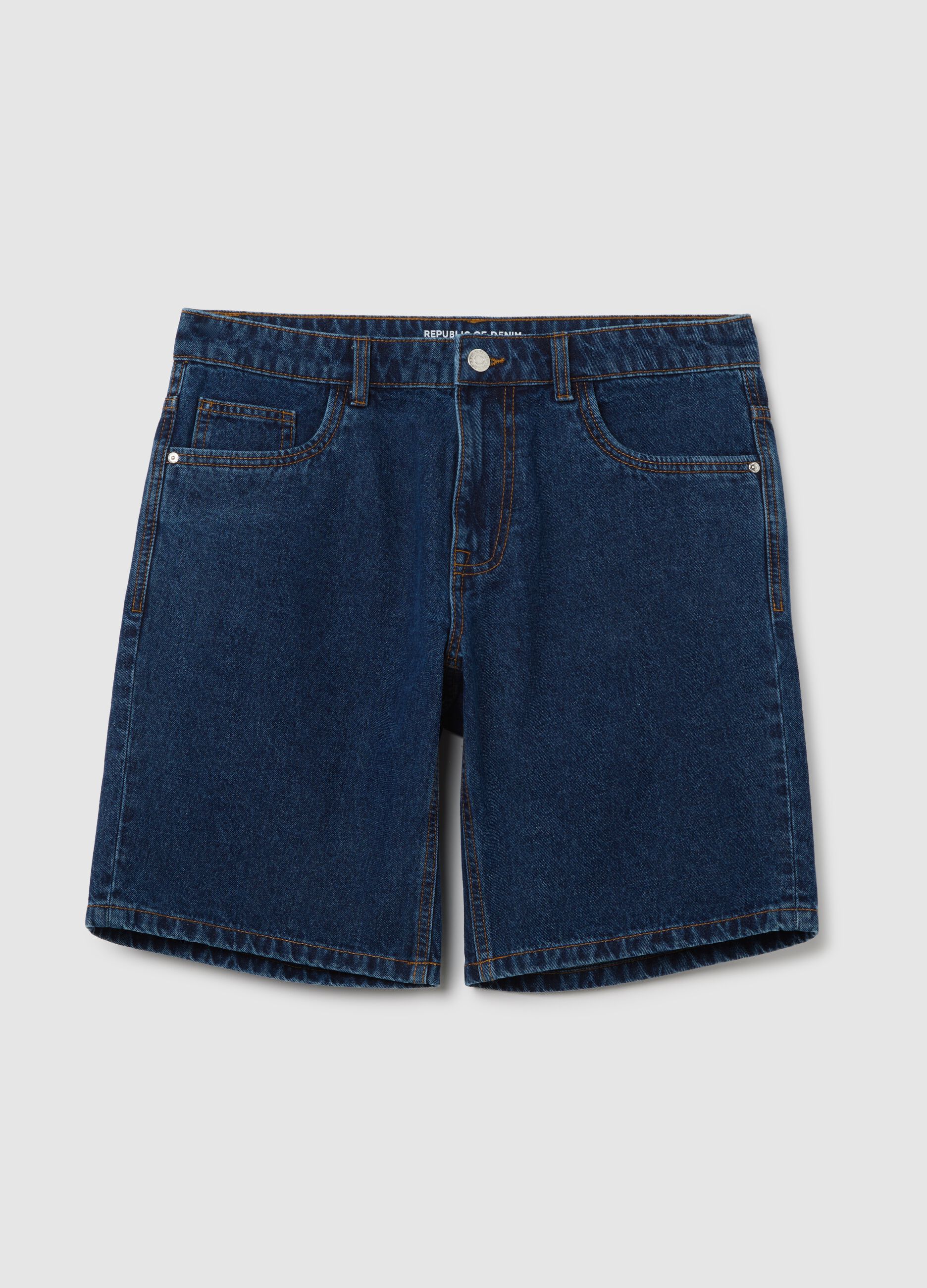 Blue denim Bermuda shorts Ovs