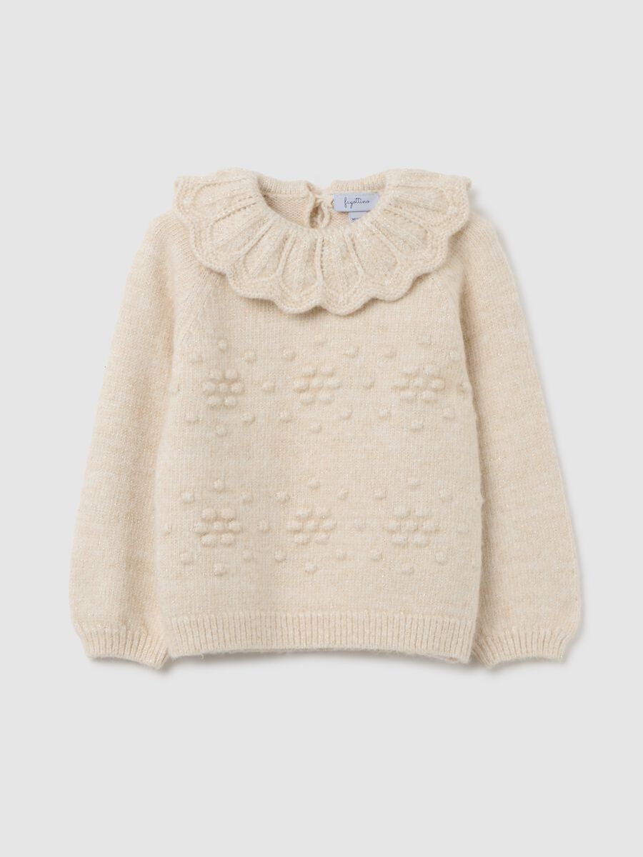 Regular Fit Beige Children's Jumper_0