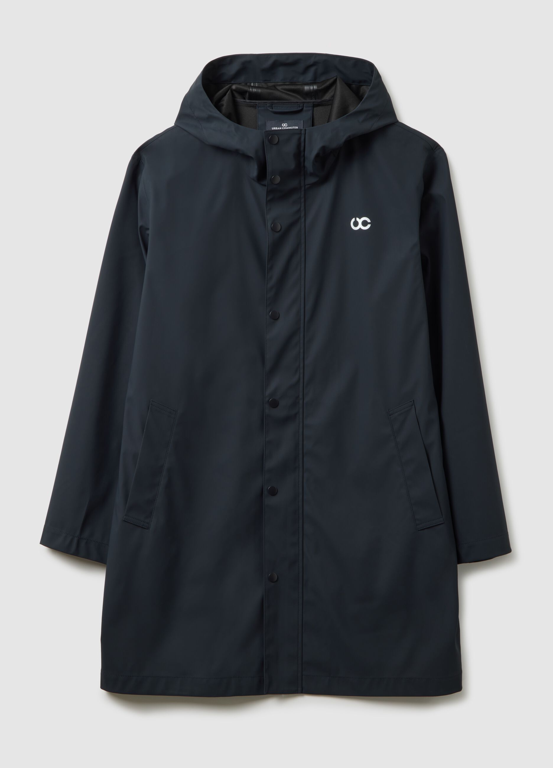 Blue Regular Fit Lightweight Waterproof Jacket