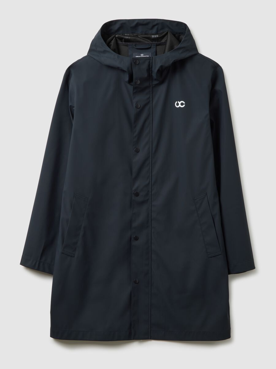 Blue Regular Fit Lightweight Waterproof Jacket_4