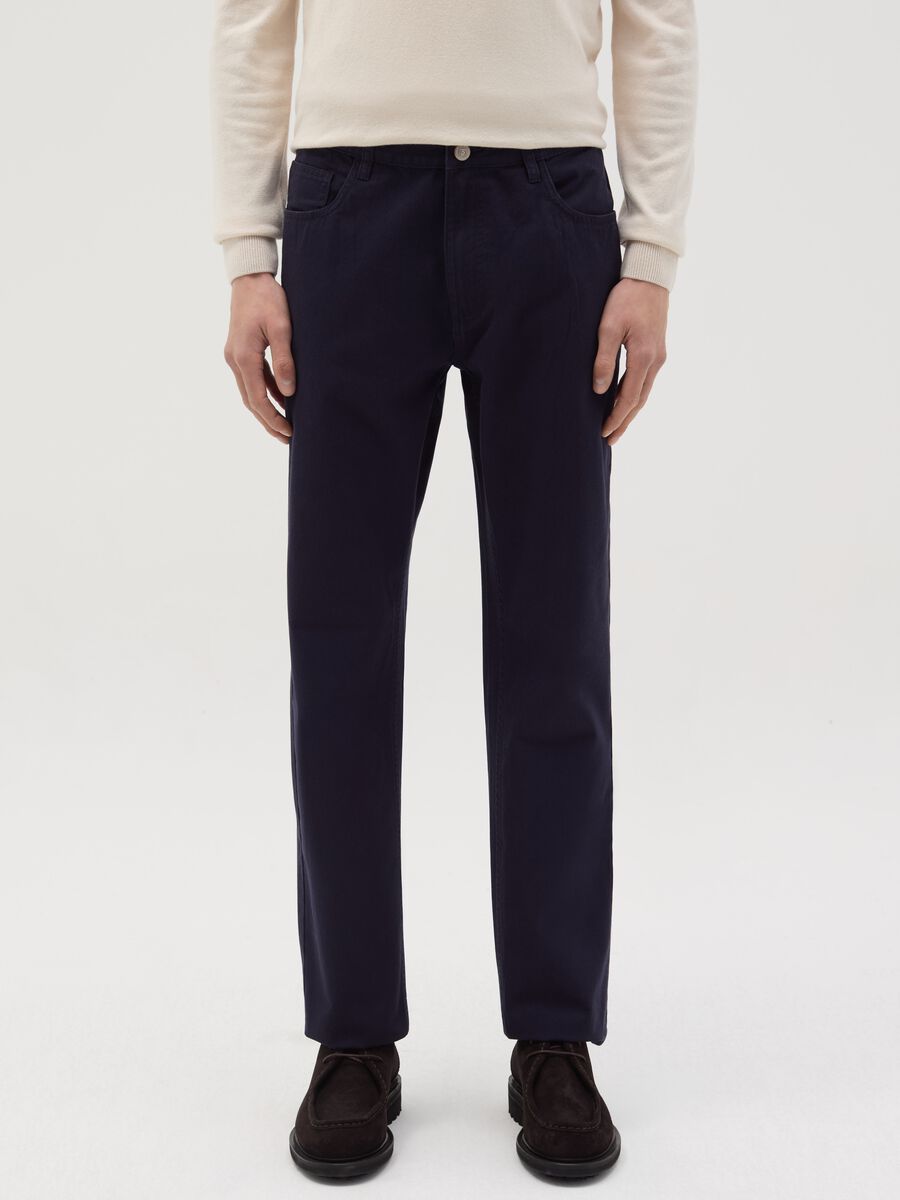 Regular-fit trousers with five pockets_1