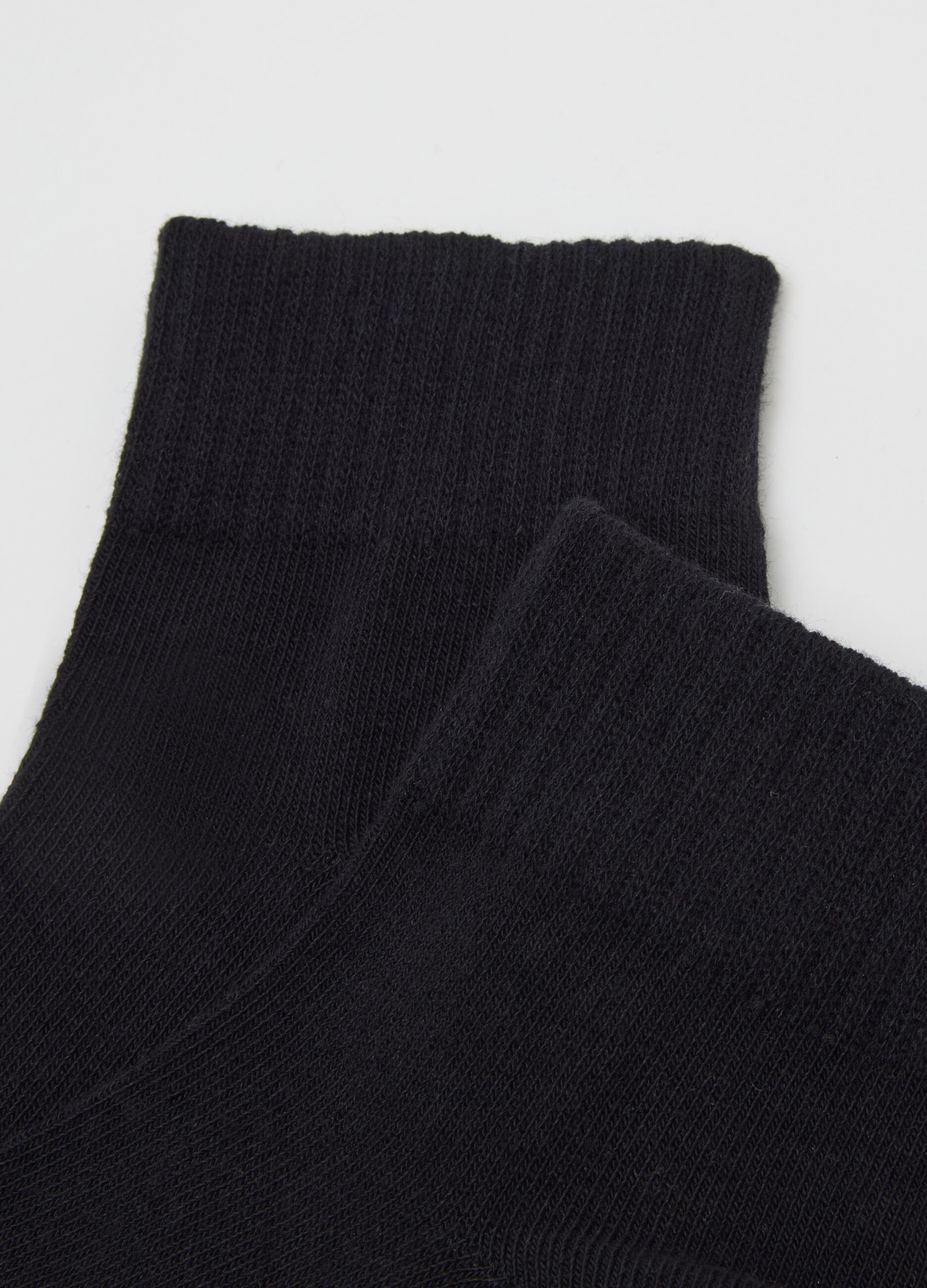 Set of Black Cotton Socks