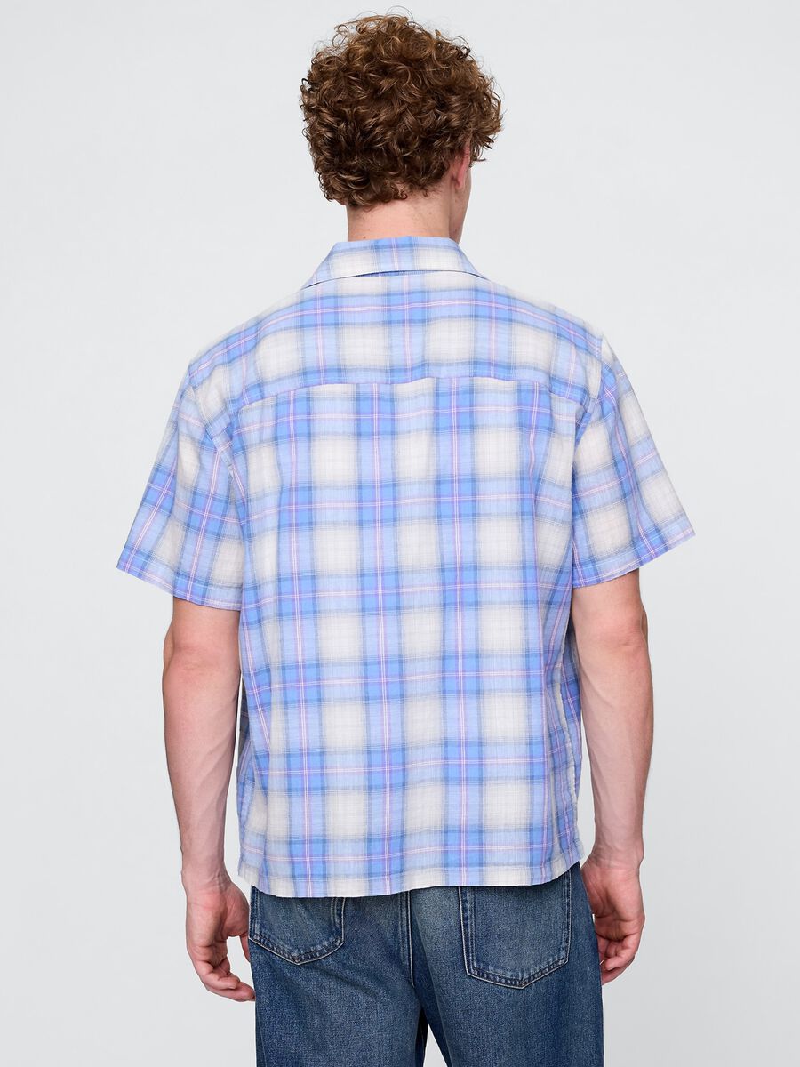 GAP Blue Checked Shirt_2
