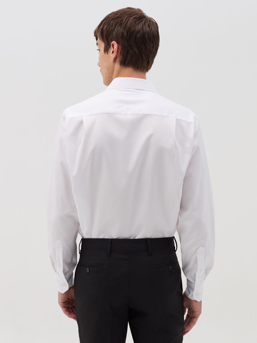 Regular-fit shirt in double-twist cotton_1