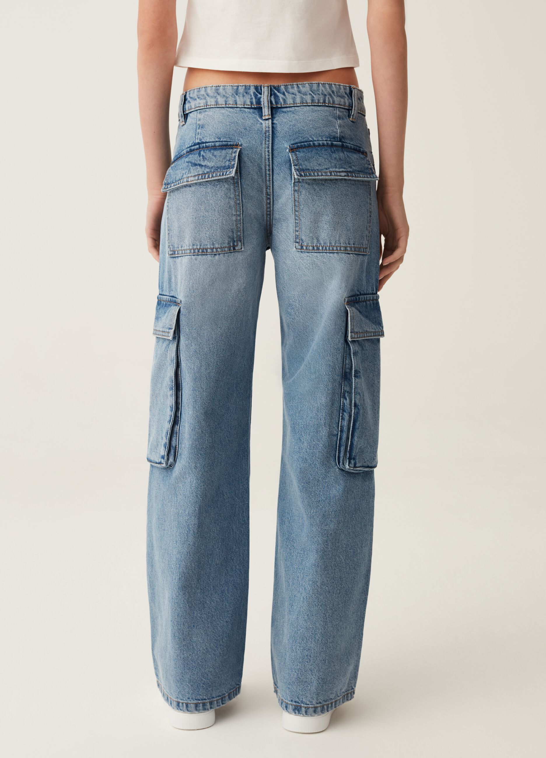 Jeans cargo wide leg_2