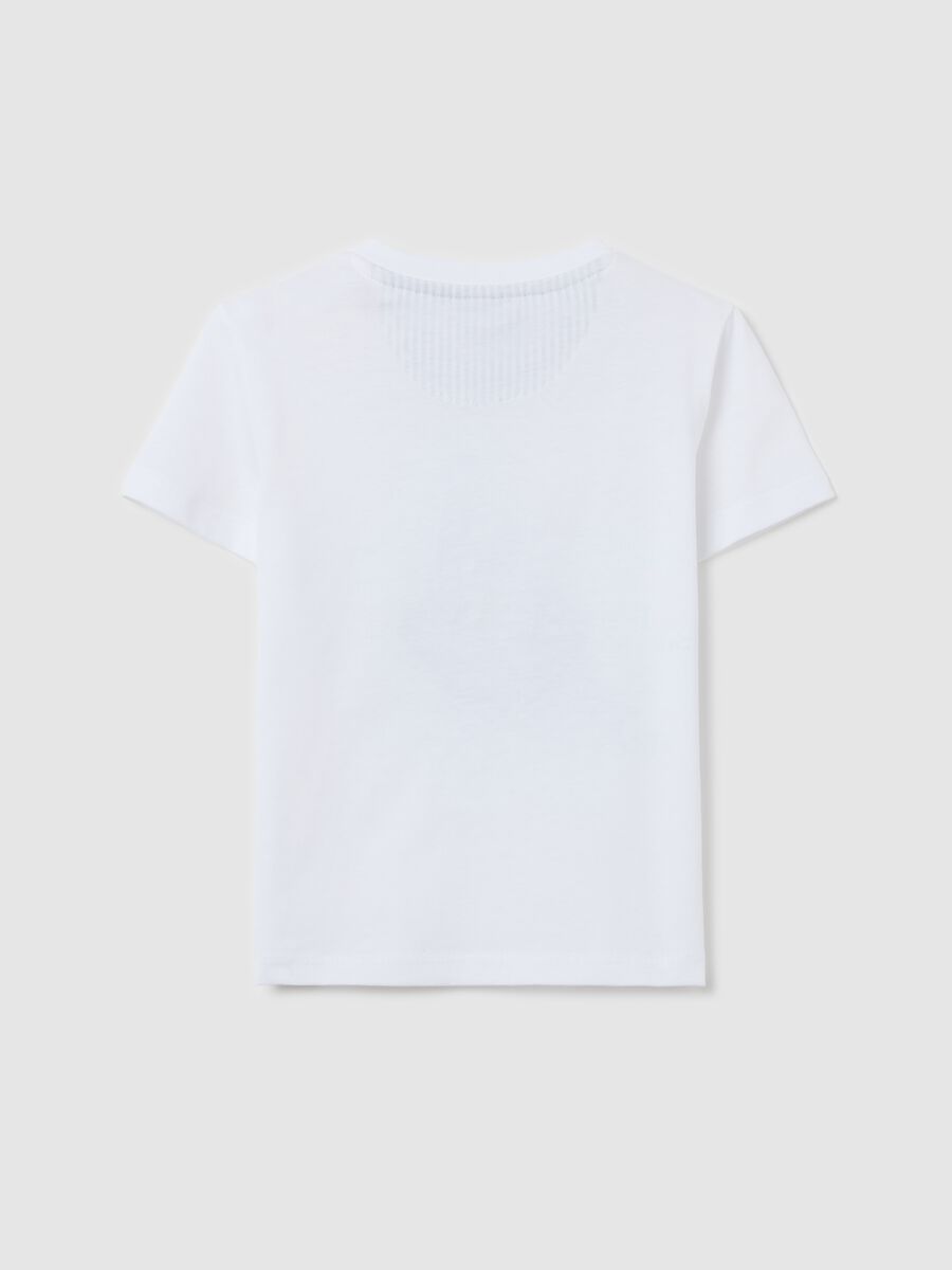 White cotton T-shirt with whale print_1