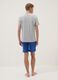 Men's grey short cotton pyjama set with Peanuts print, regular fit_2