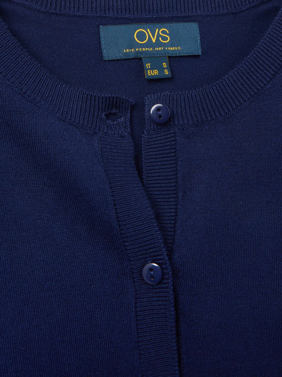 Cardigan with round neckline_5