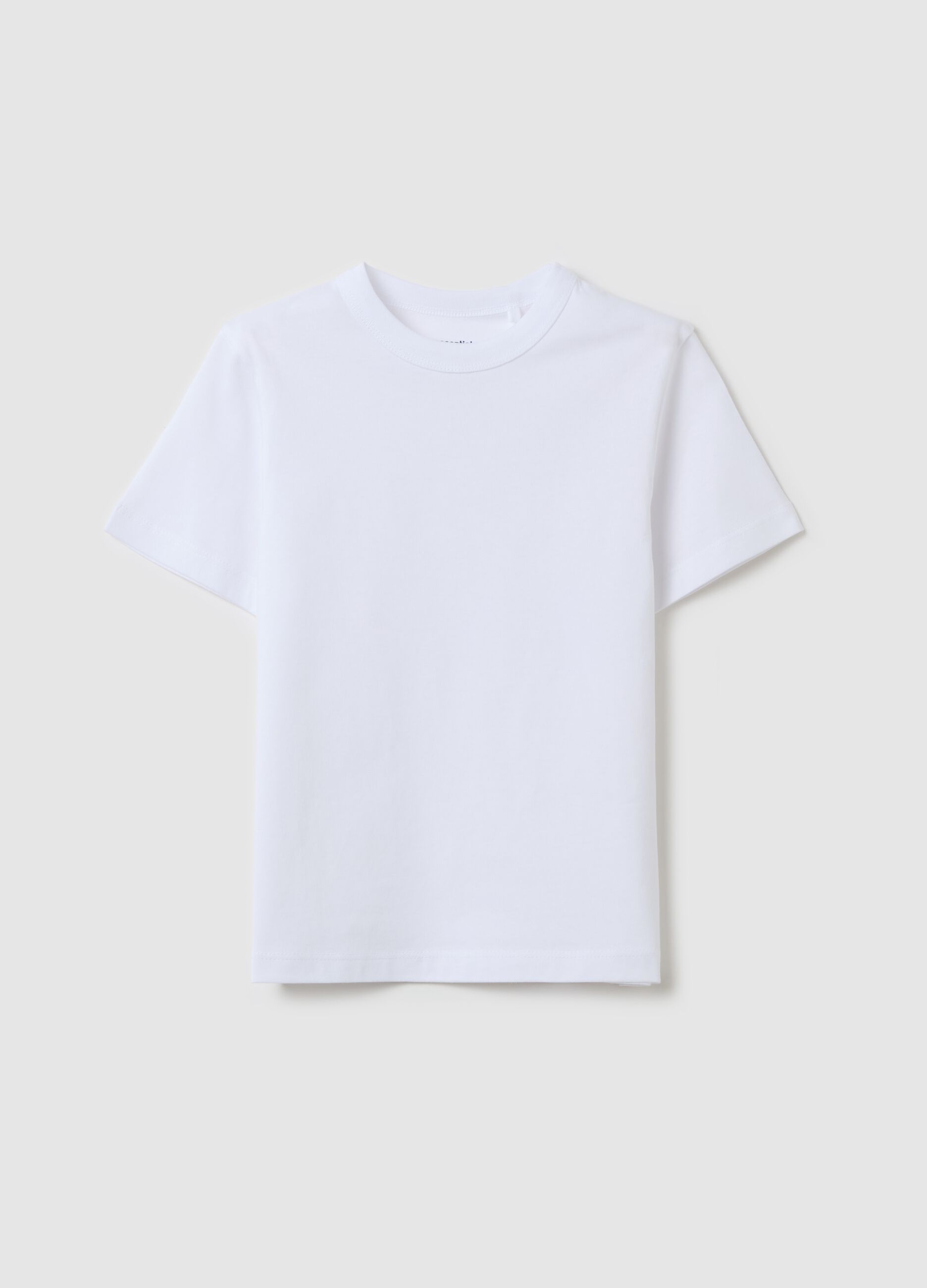 T-shirt in cotone bio tinta unita