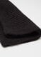 Ribbed neck warmer in lurex_1