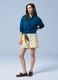 ALTAVIA SAILING blue long-sleeve polo shirt in pure cotton_0