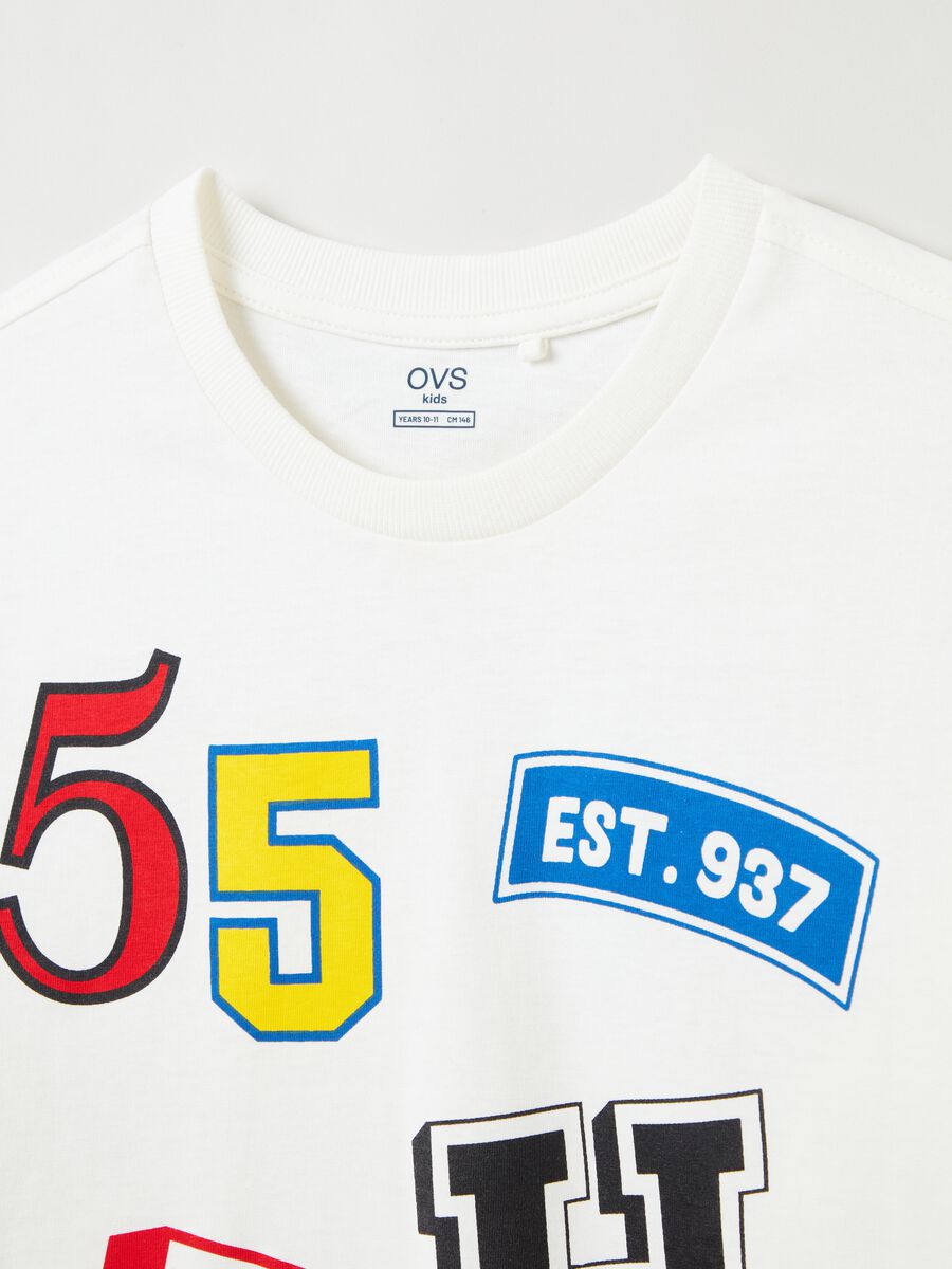 T-shirt a maniche lunghe stampa lettering_2