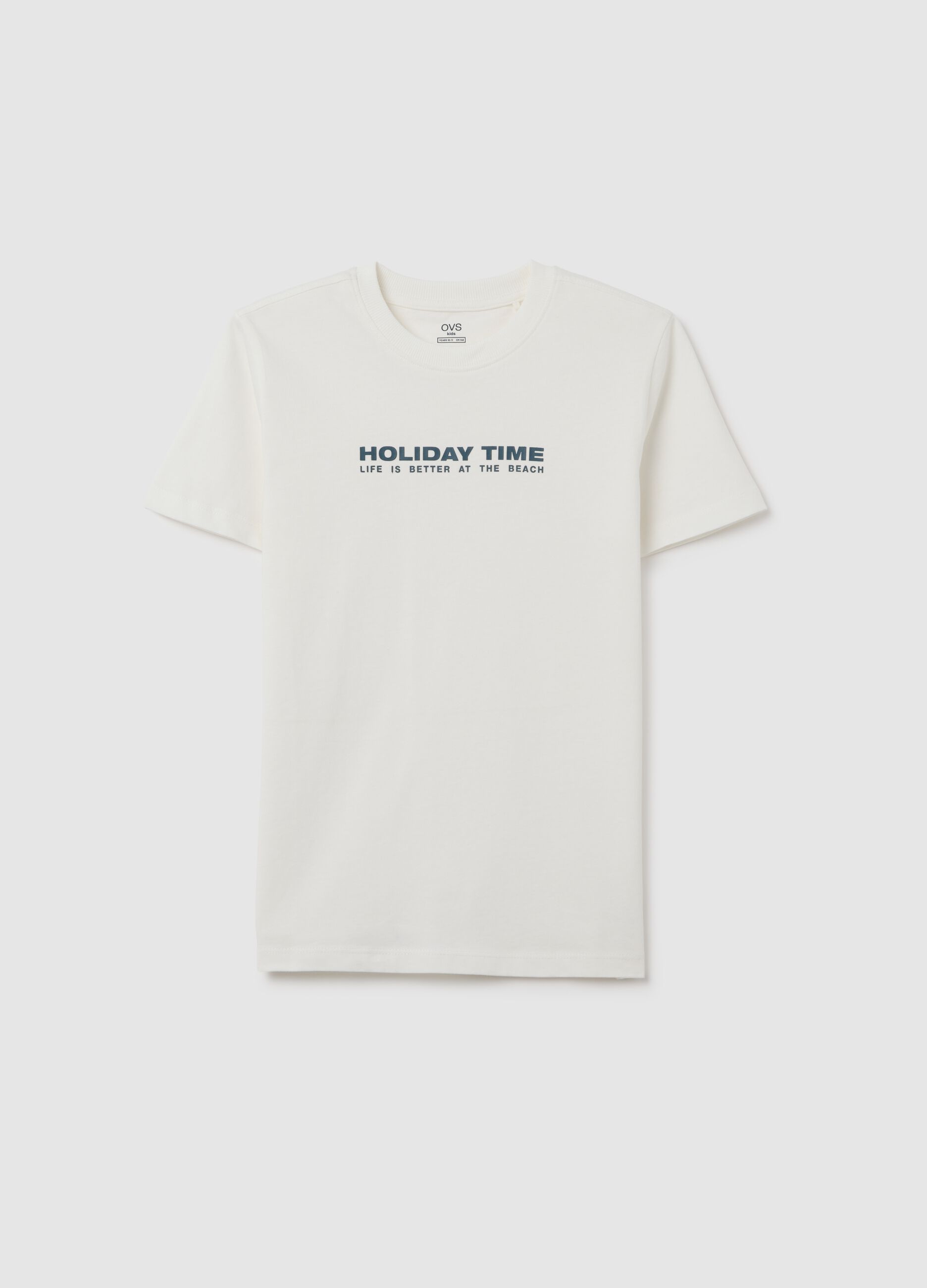 White T-shirt with writing