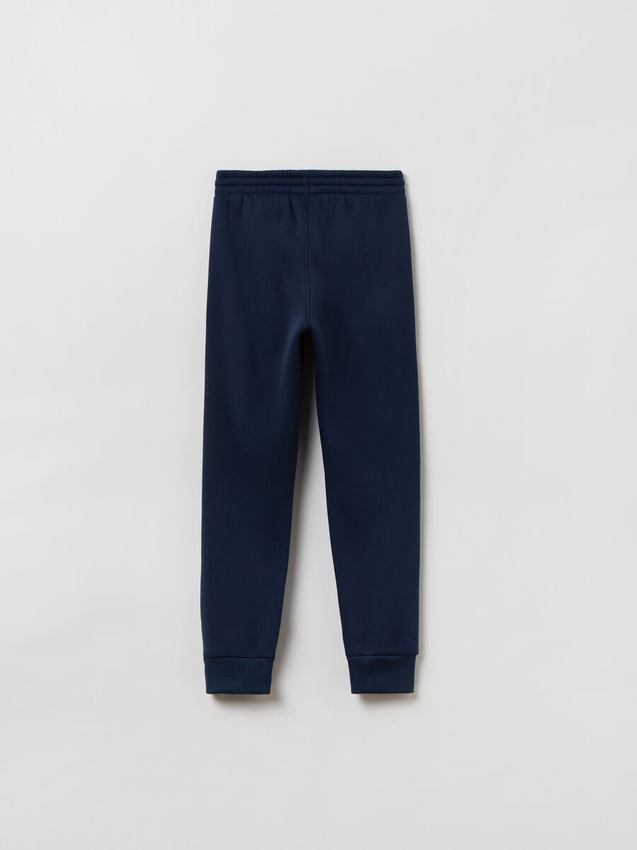 Joggers recycled con ricamo logo_1