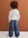 Jeans blu in puro cotone relaxed fit_1