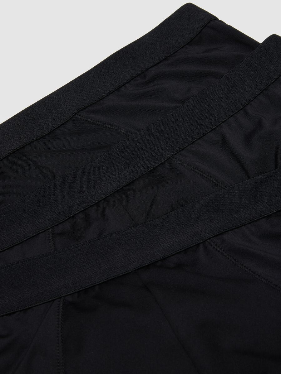 Tripack slip in tessuto elasticizzato neri_1