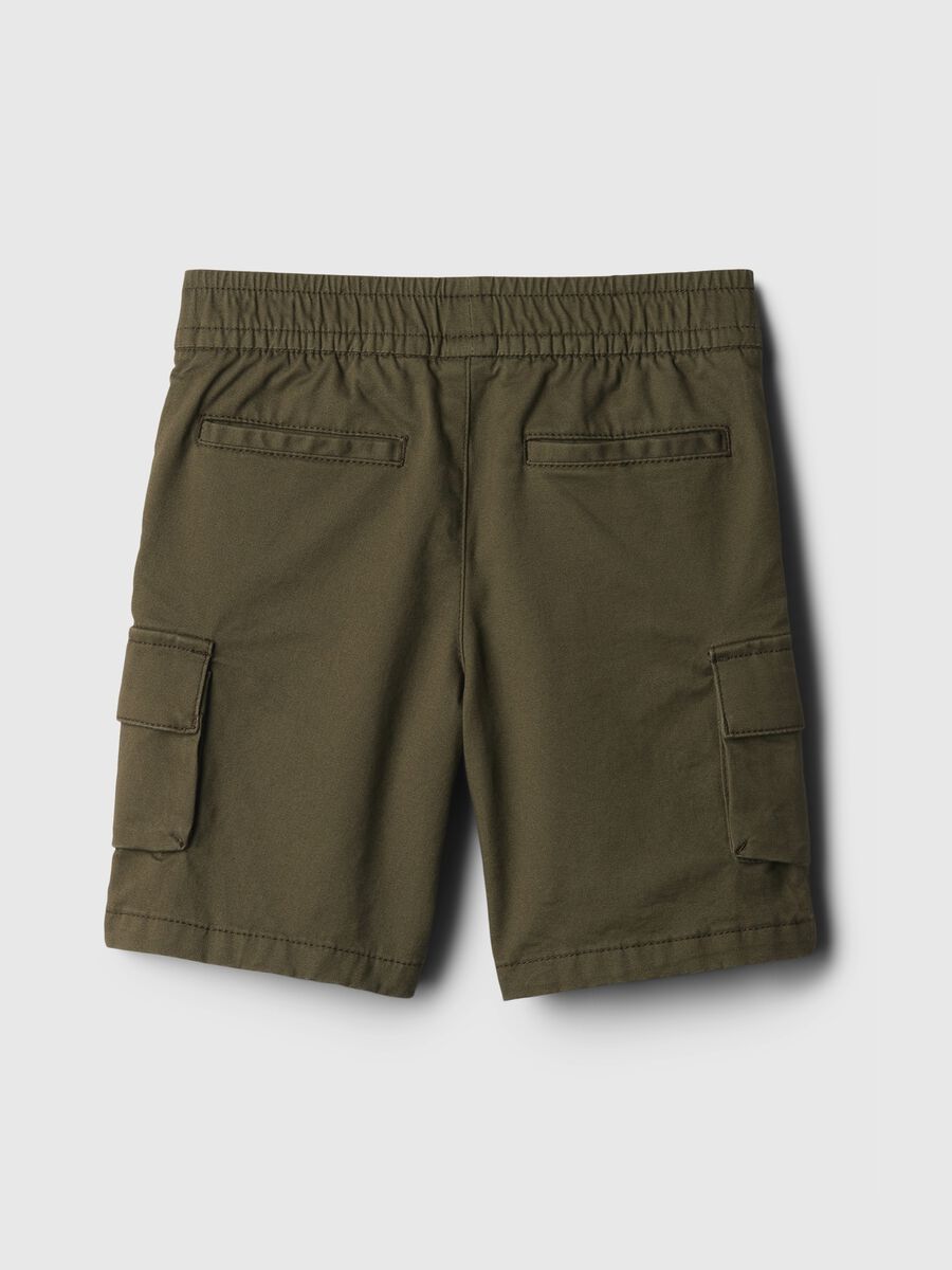 Cargo Bermuda shorts with drawstring_1
