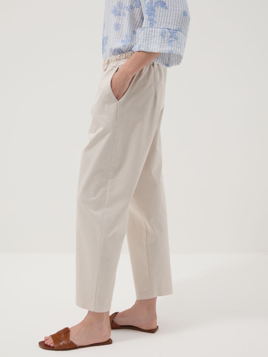 Beige stretch-cotton trousers_3