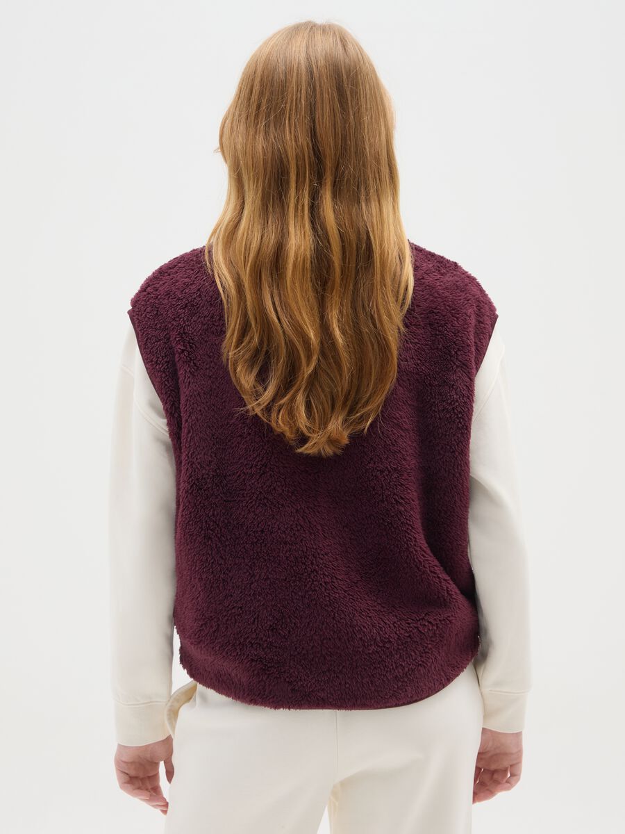 Purple Faux Fur Vest_3