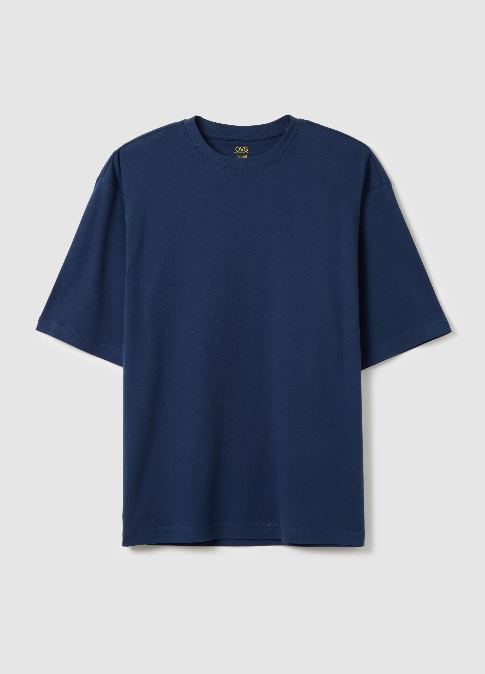 Pure Cotton Short Sleeve Blue T-shirt