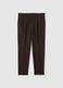 Brown Slim Fit Trousers_4