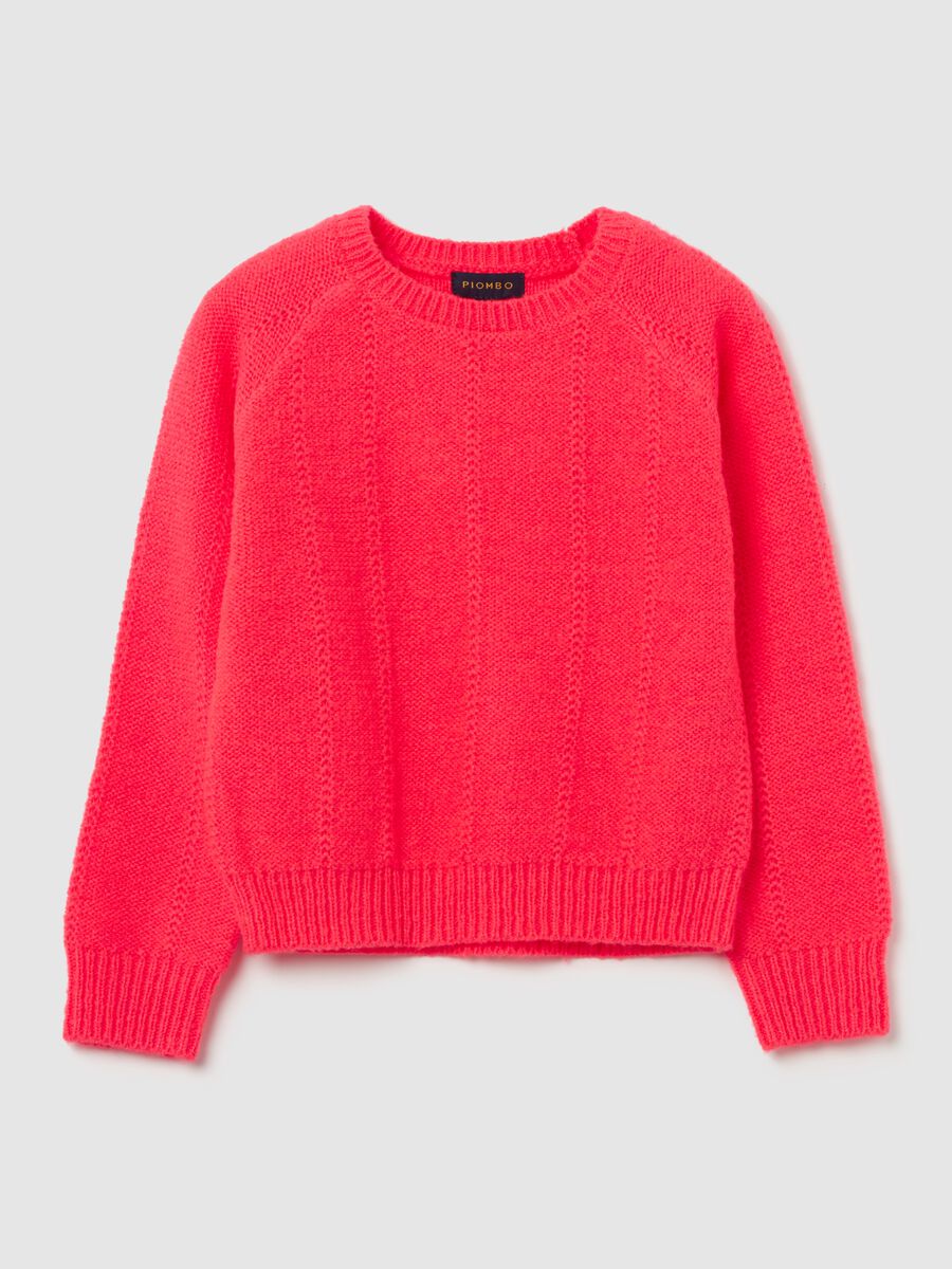 Pullover con trama pointelle_3