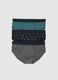 Multicolour Stretch Cotton Tripack Briefs_0