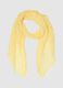 Sciarpa leggera gialla regular fit_0