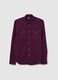 Multicolour pure cotton flannel shirt regular fit_4