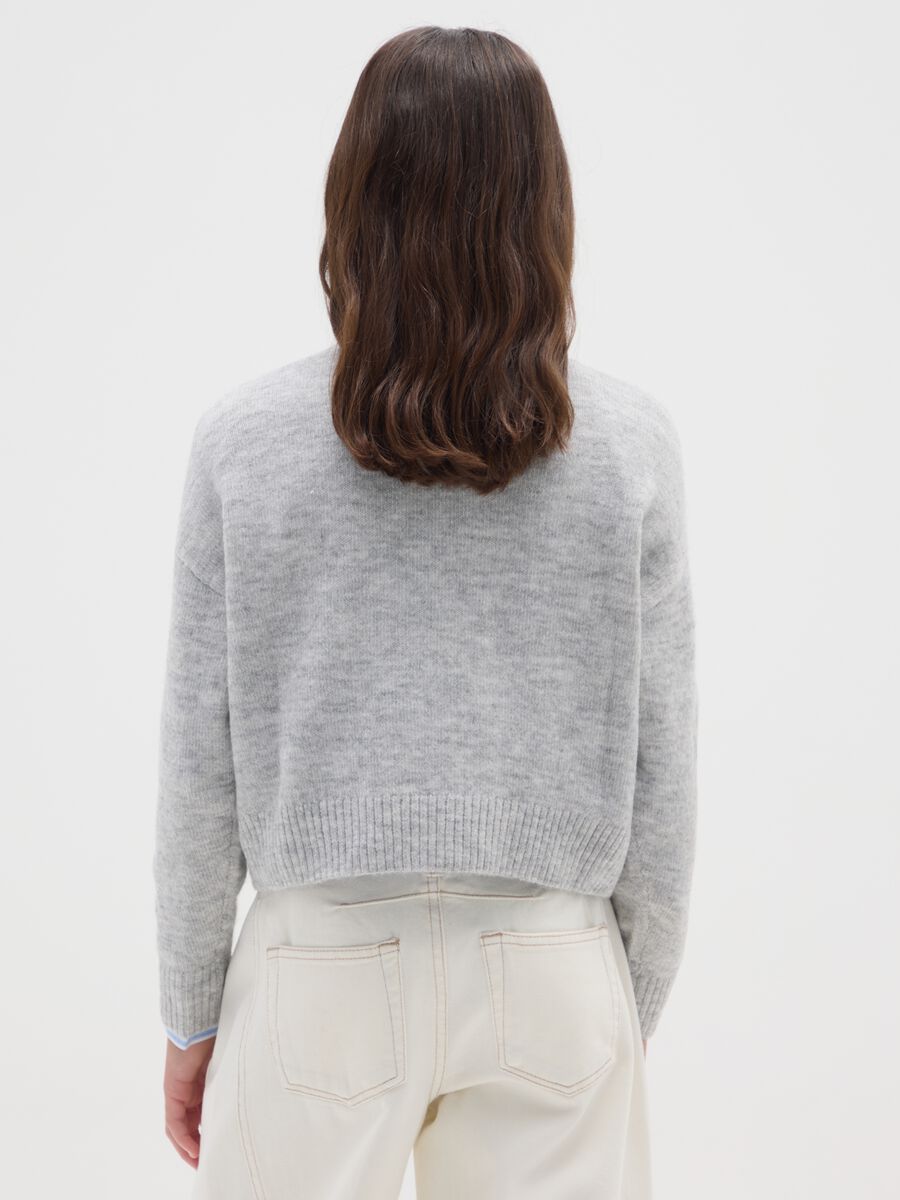 OVS Kids Grey Knitted Pullover_2