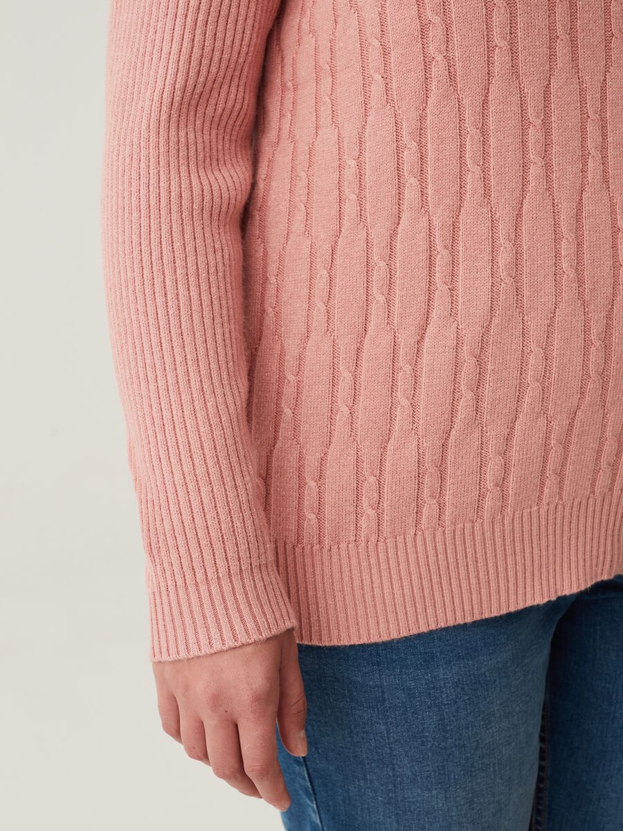 Pullover con lavorazione a coste Curvy_3