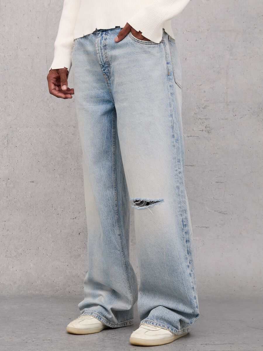 Baggy Denim Washed Light Blue_2