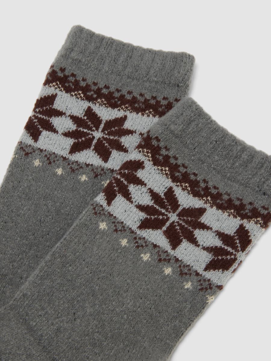 Two-pack of multicolour stretch-fabric socks_1