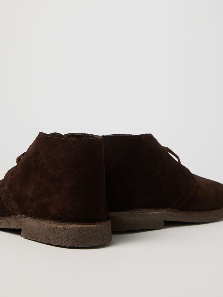 Stivaletti marrone scuro in vera pelle_2