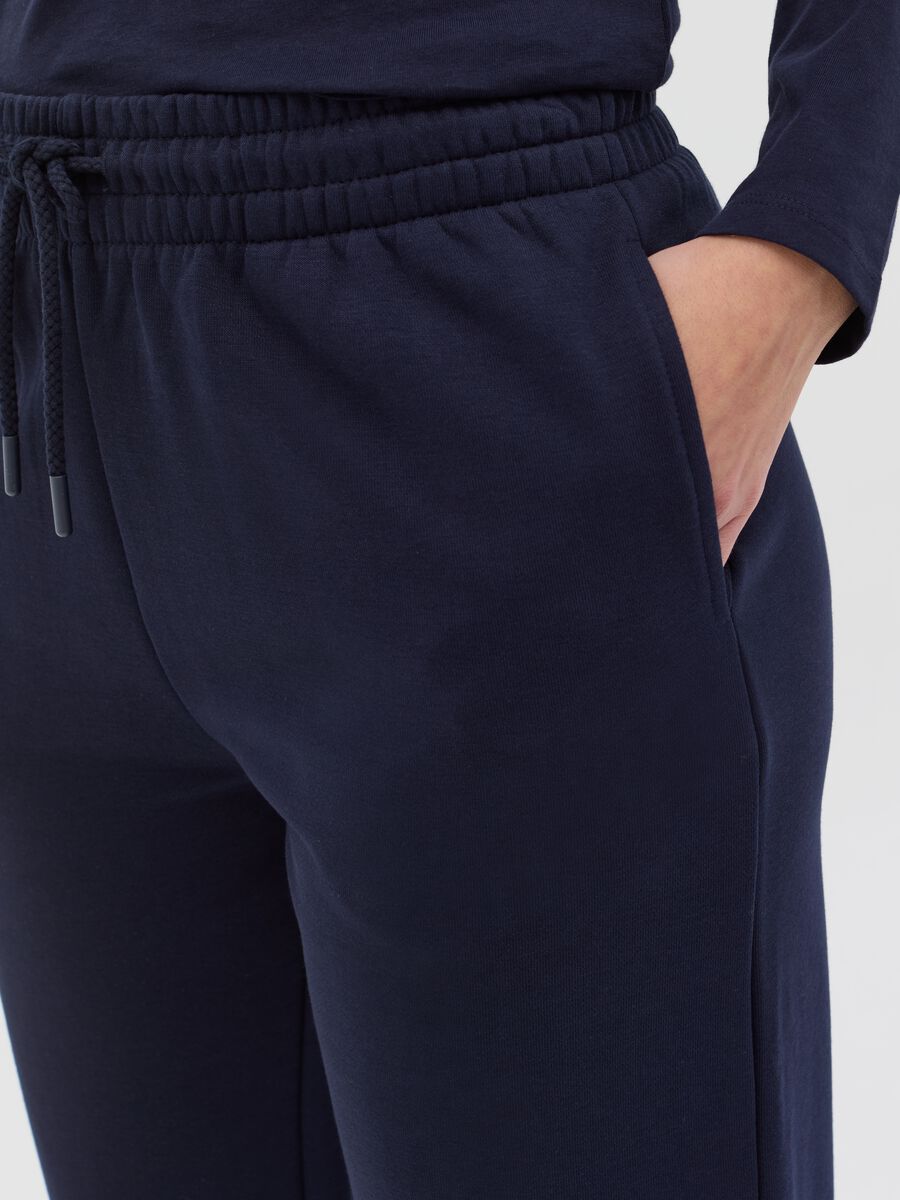 Essential joggers in fleece with drawstring_2