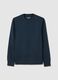 Dark Blue Crew Neck Sweatshirt_4