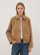 Beige regular-fit jacket with zip and buttons_2