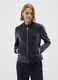 Black faux leather jacket regular fit_1