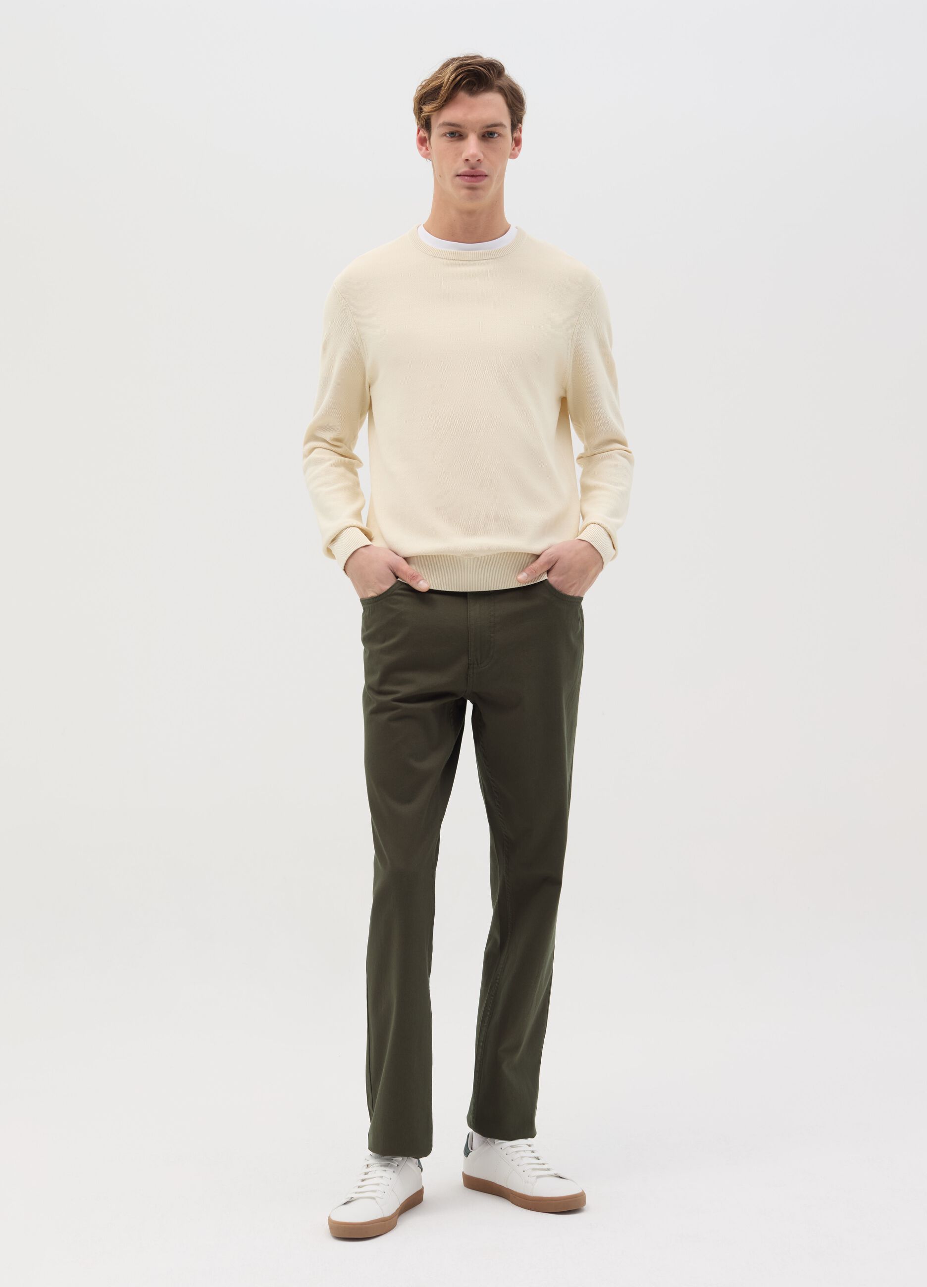 Regular-fit trousers with five pockets