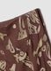 Brown midi skirt in pure viscose with embroidered motif_5