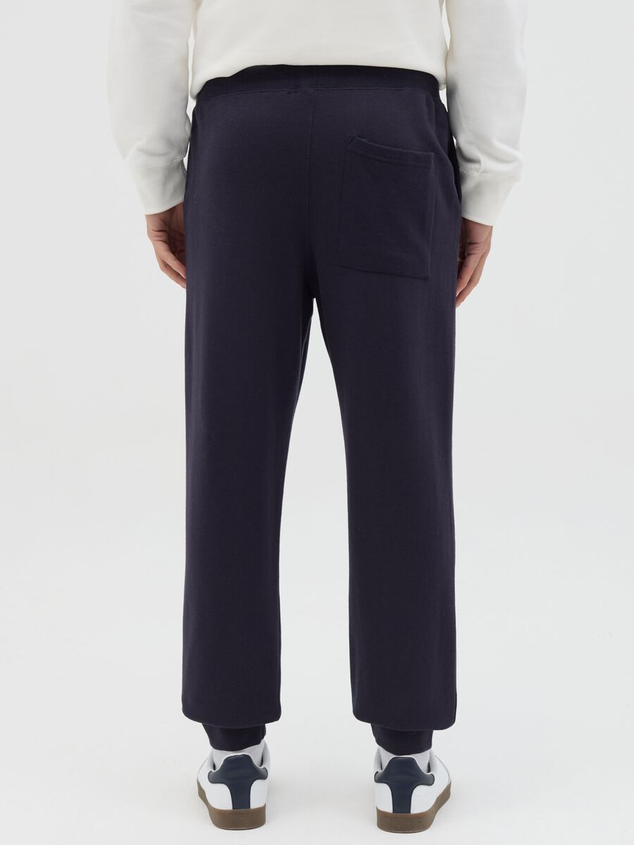 Joggers in cotton with drawstring_3