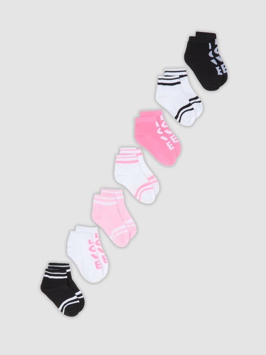 7-pack of multicolour organic stretch-cotton ankle socks_0