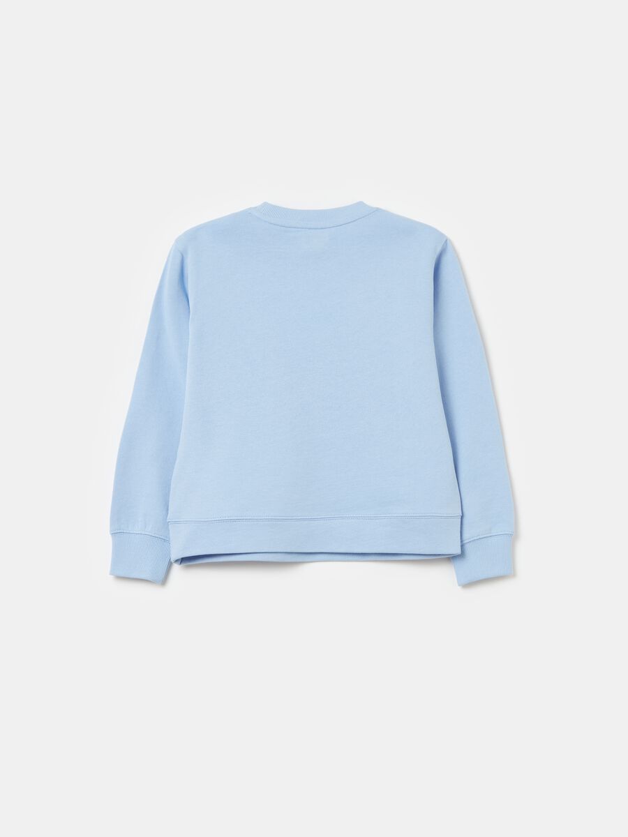 Solid colour sweatshirt in French terry_1